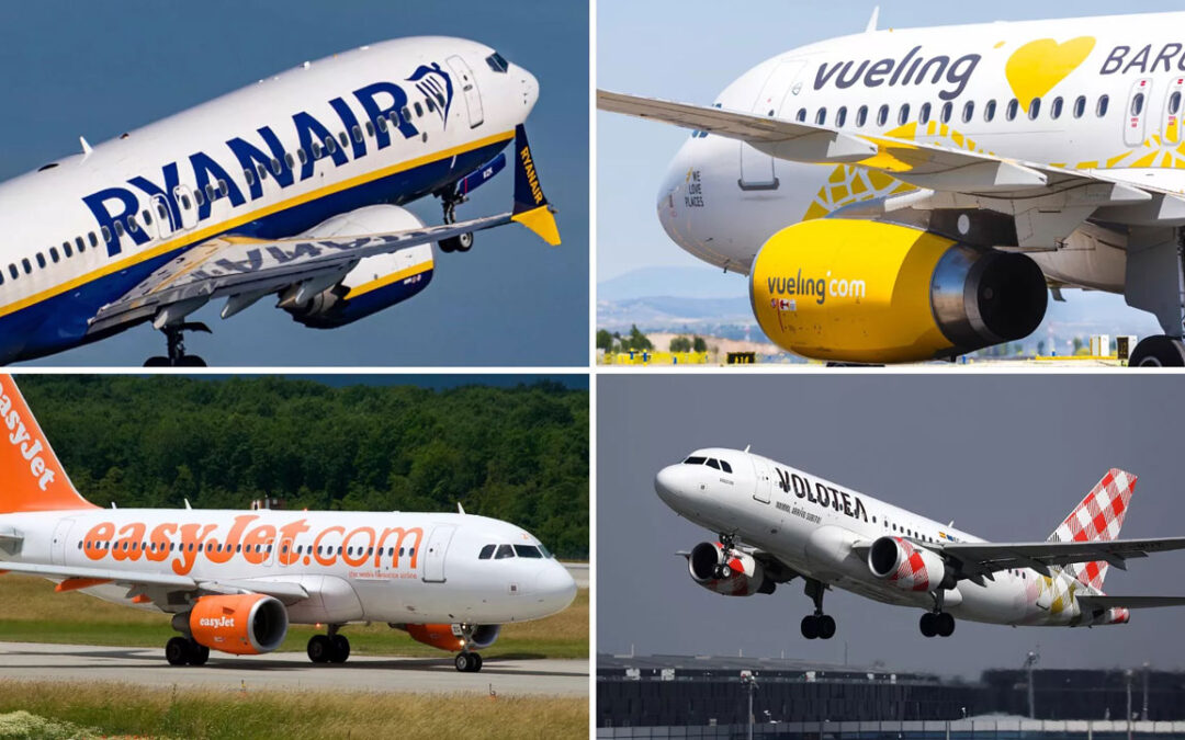 Det spanske forbrukerrådet bøtelegger flyselskapene Ryanair, Vueling, EasyJet og Volotea med 150 millioner