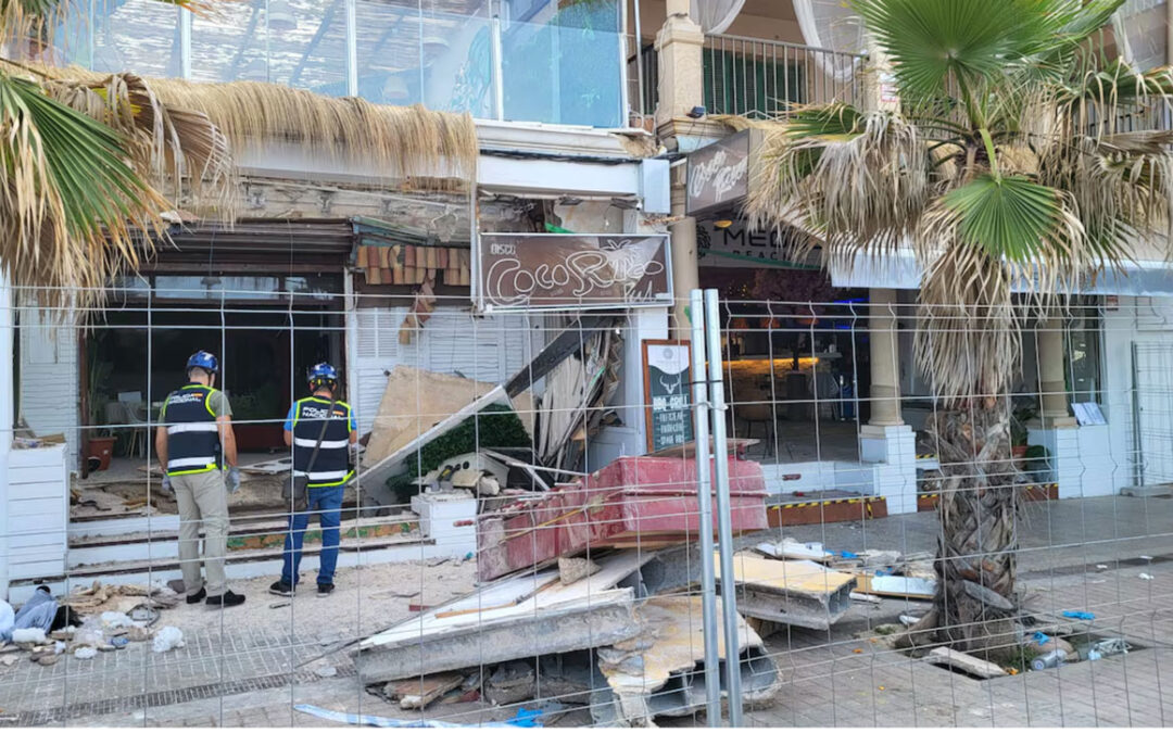Minst fire døde og 16 skadet da en bygning  kollapsen på Palma de Mallorca