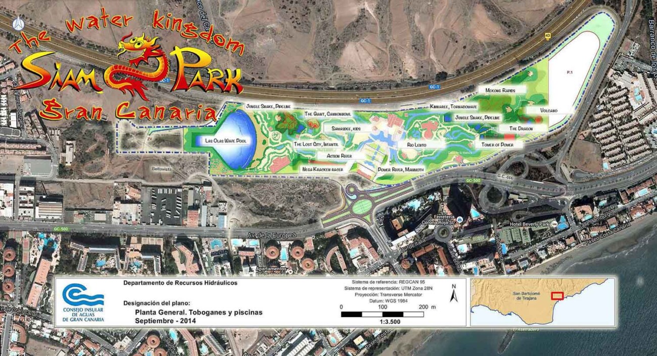 Projekt plan Siam Park 