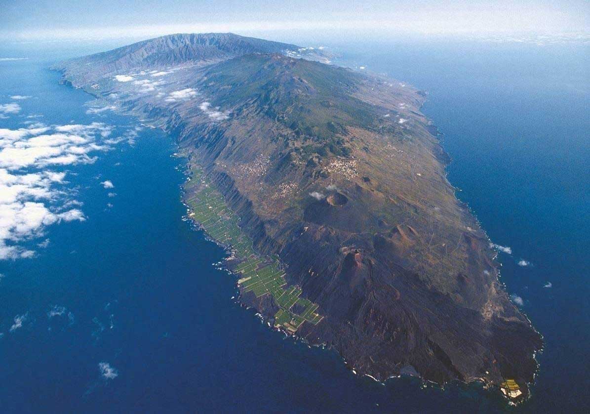 Flygbild över La Palma
