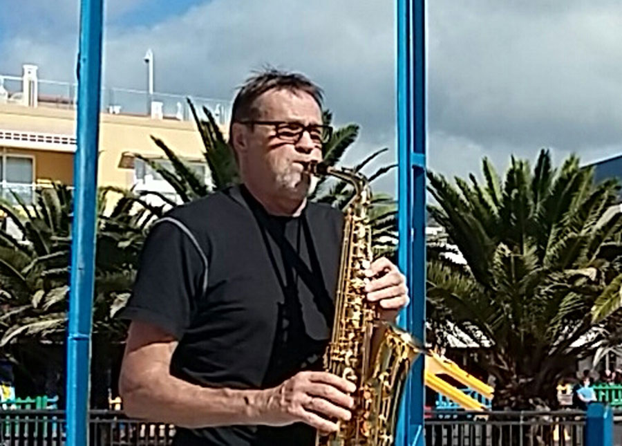 Saxofonisten Jan Skirstad er tilbake på Gran Canaria!