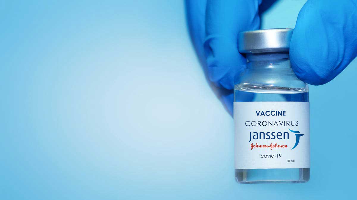 Vaccin flaska från Jansen