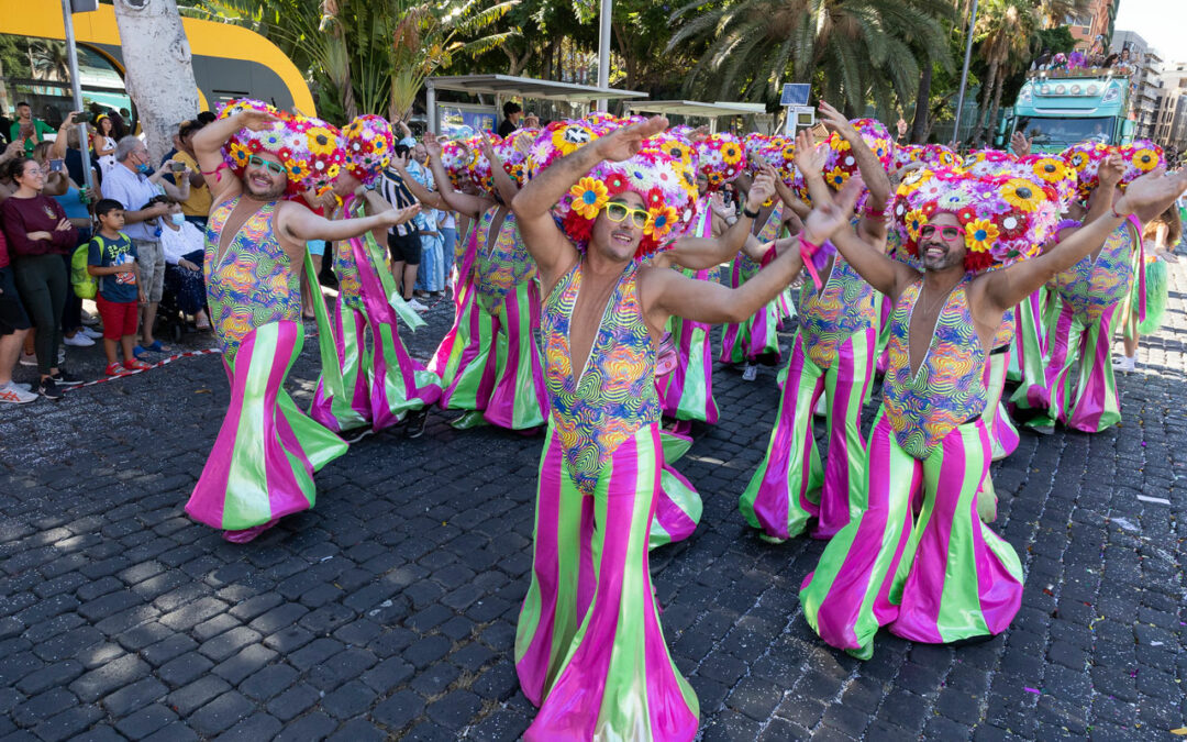 Karnevalståget i Las Palmas