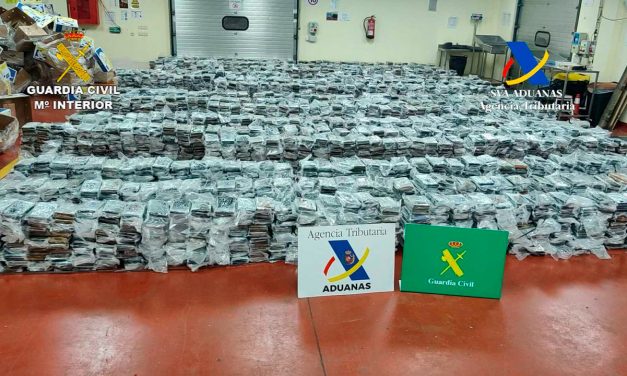 Mer enn sju tonn kokain beslaglagt i Spania