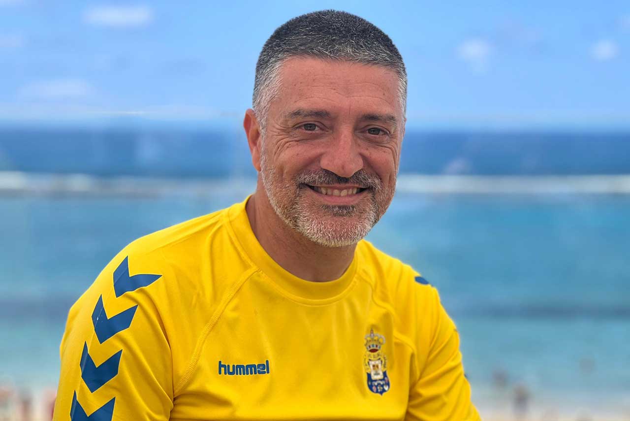 Xavi García Pimientas trener for UD Las Palmas, ønsker seg vekk fra Gran Canaria.
