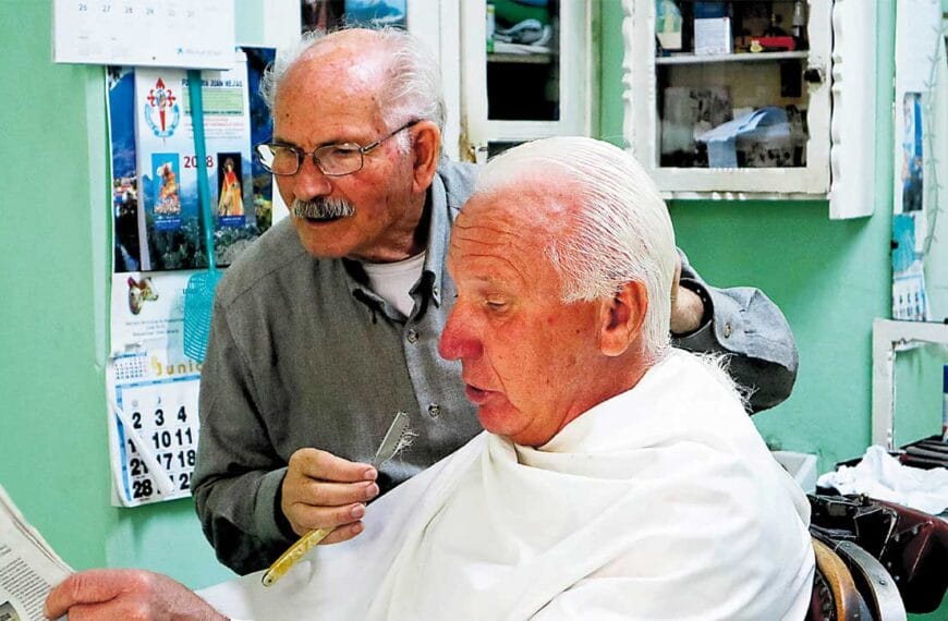 vi tittar på nyheterna i La Provincia