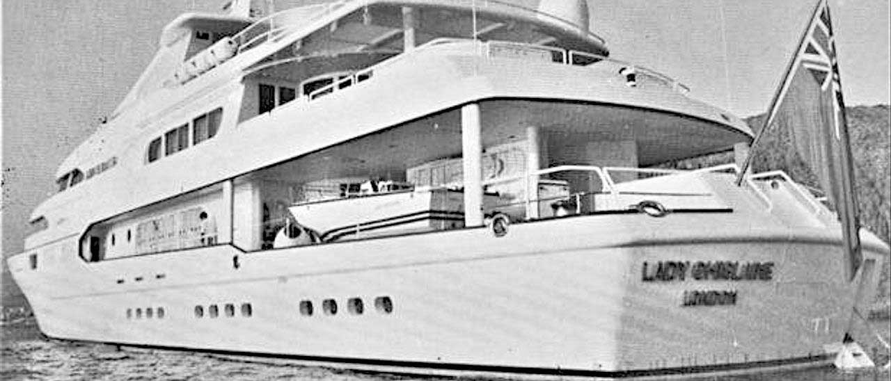 Robert Maxwell luksus yacht