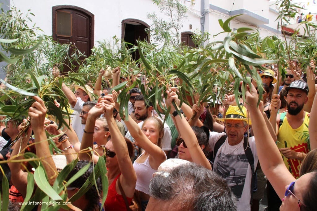 “La Rama” Folkfest i byn Agaete