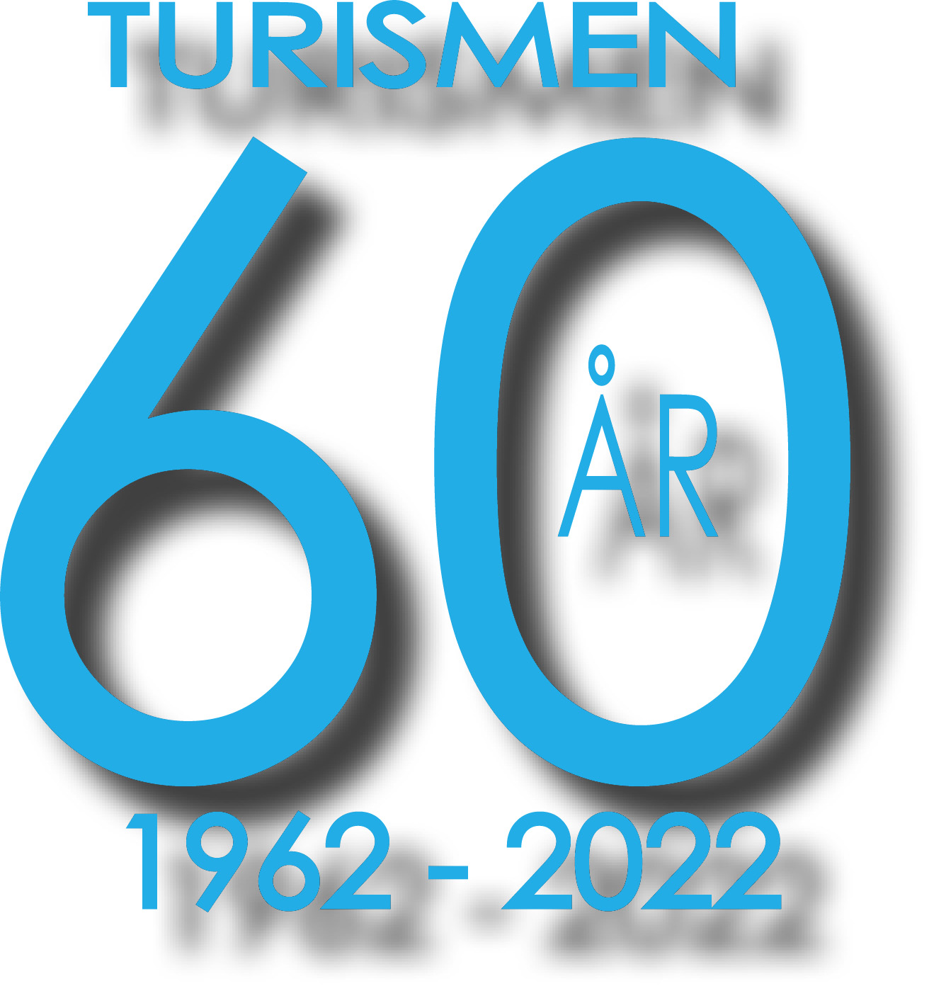 Logotipo turismne 60 år