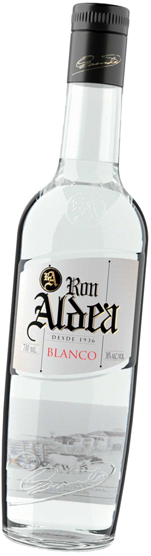 Flaska vit rom från Aldea
