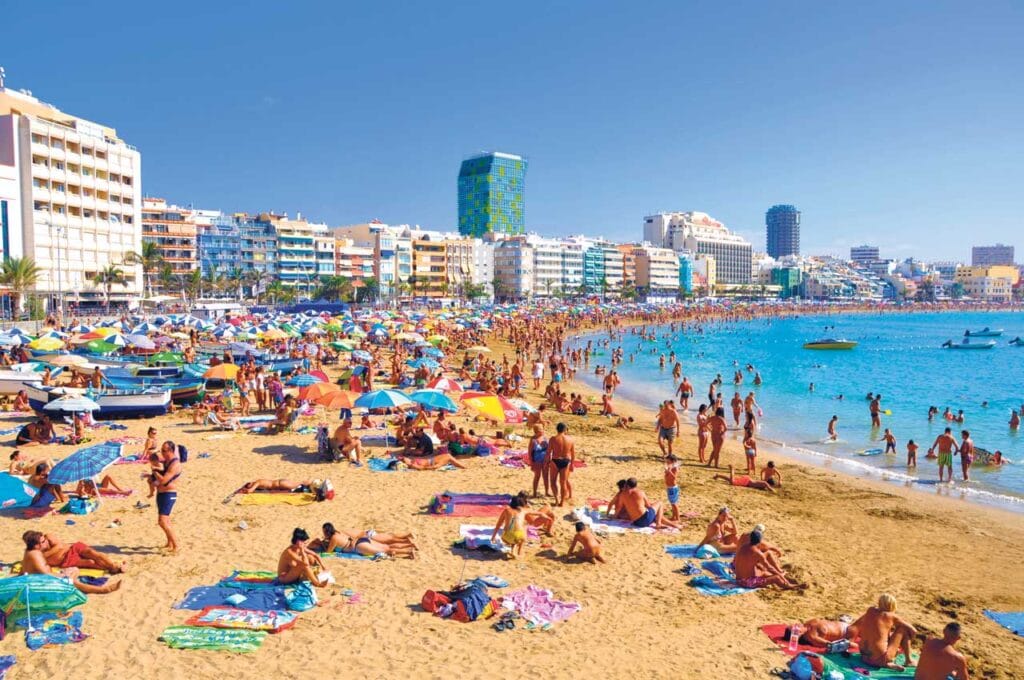 Las Canteras i Las Palmas