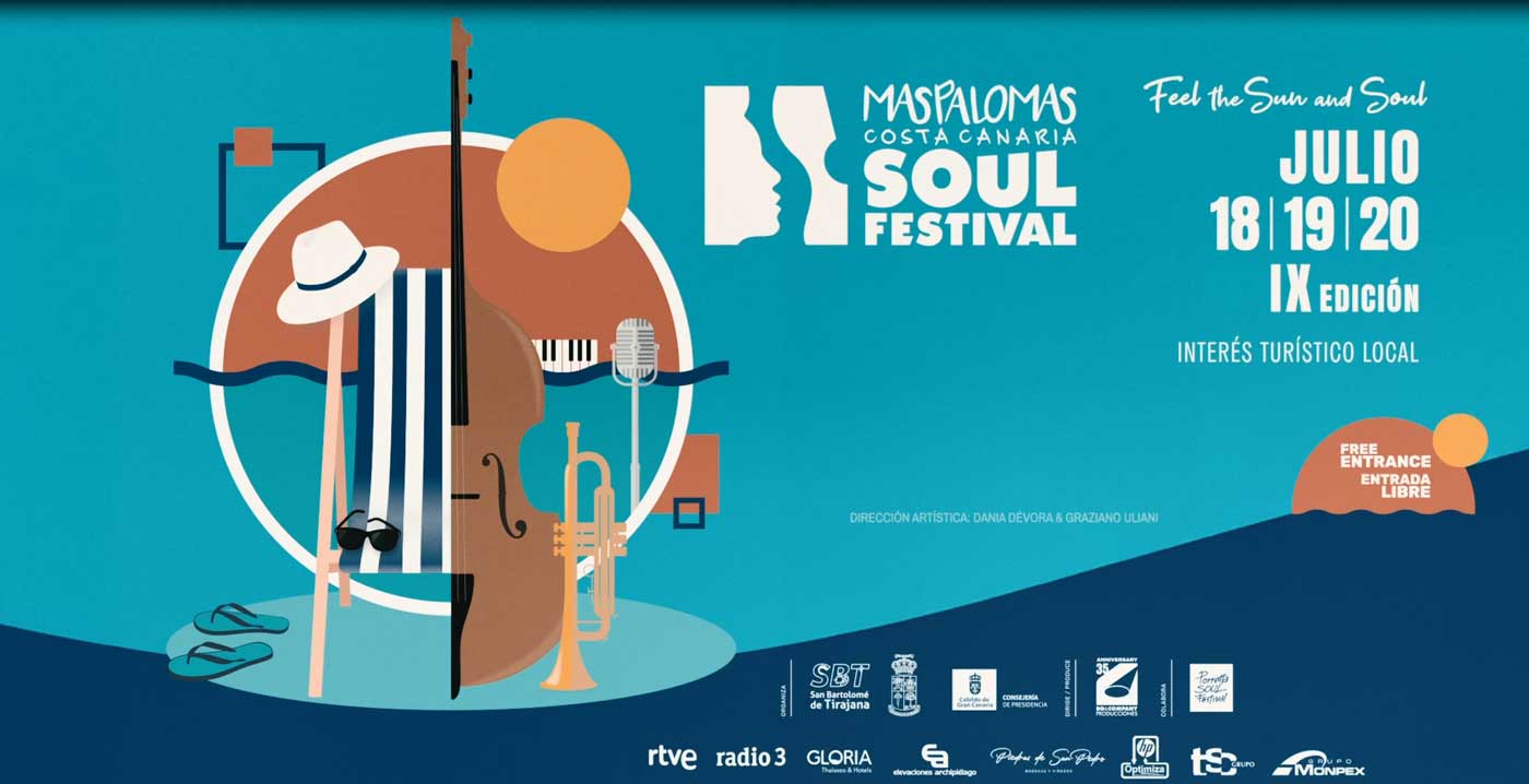 Maspalomas Costa Canaria Soul Festival 18-20 juli