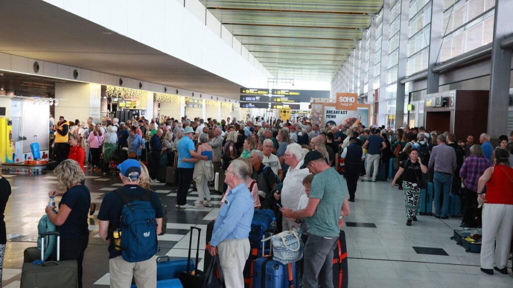 Internettbrudd forsinker flere flyvninger på Gran Canaria lufthavn