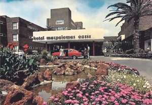 Bild på ingången från 60-talet