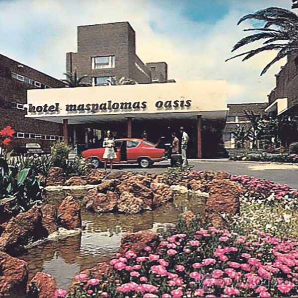 Bild på ingången från 60-talet