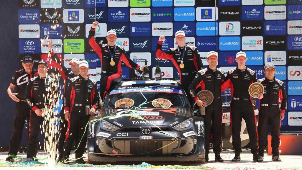 Rovanperä, vinnare av Rally Islas Canarias: “Det var ett av våra bästa rallyn”