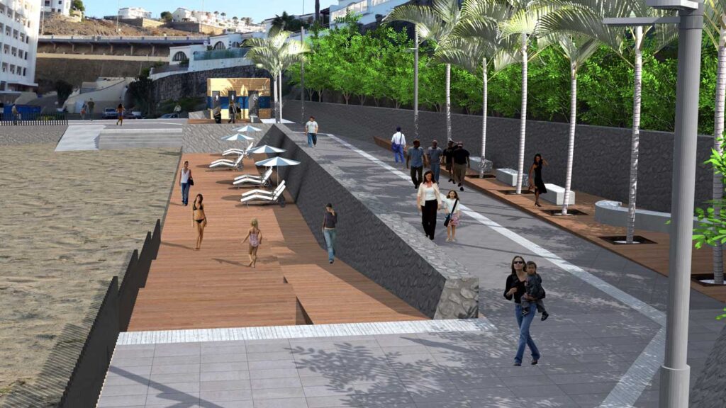 strandpromenaden Marañuelas-Anfi