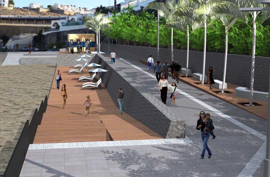 strandpromenaden Marañuelas-Anfi