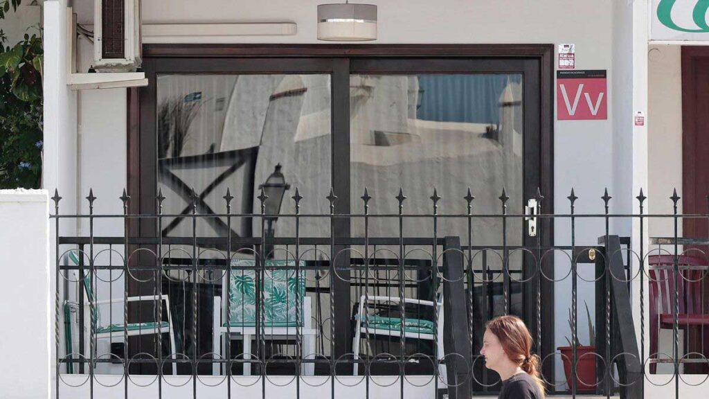 Balkong på turistlägenhet