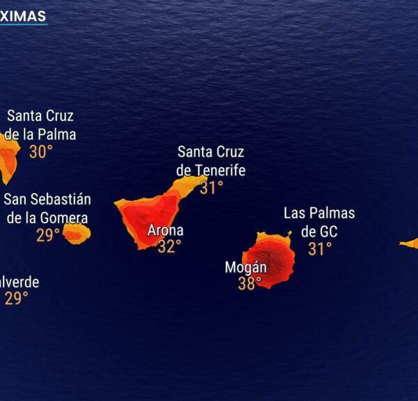 Värmebölja på Kanarieöarna