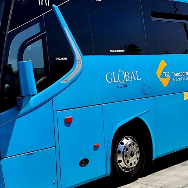 Buss från Sällskapet Global