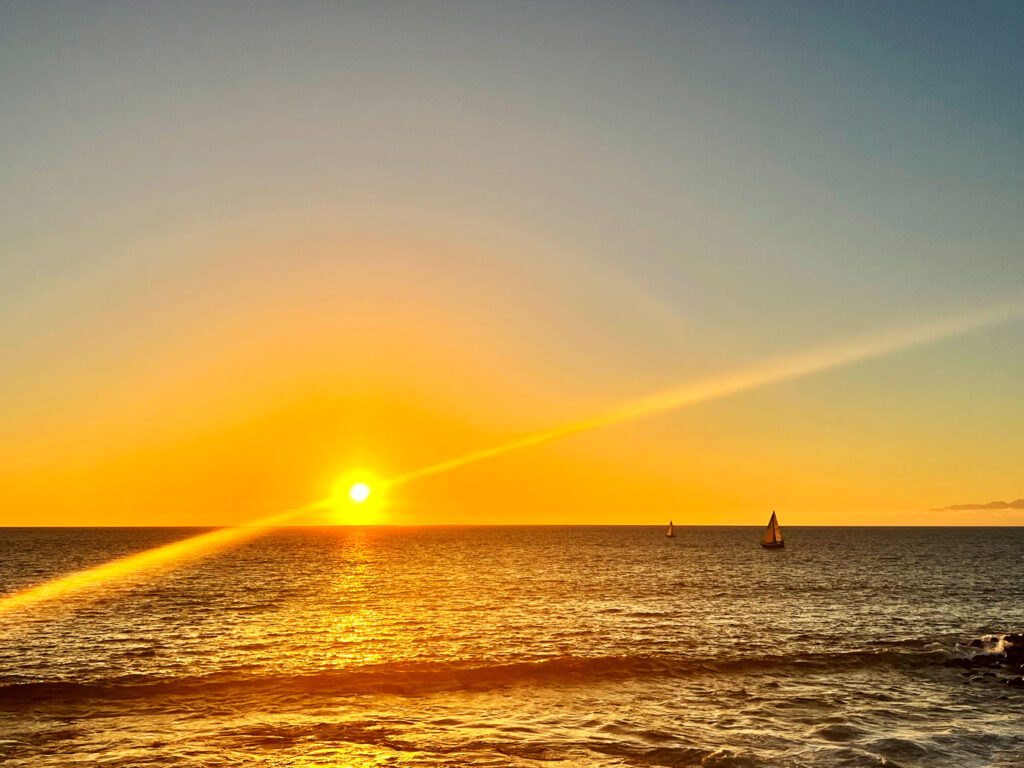 Solnedgång över Arguineguin
