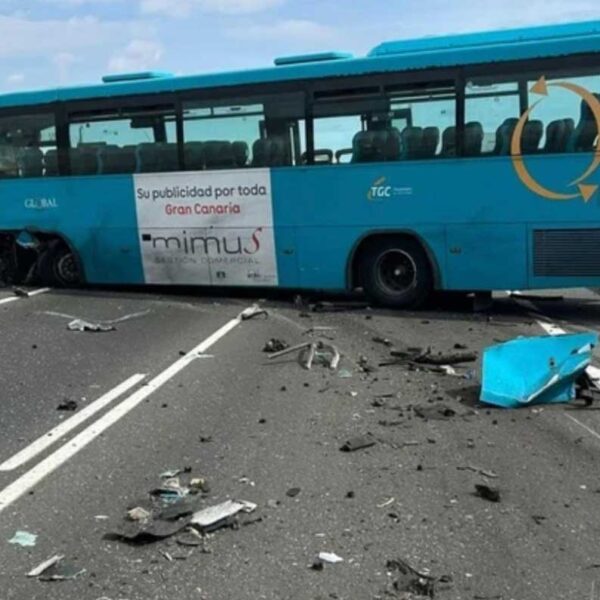 En allvarlig trafikolycka på väg GC-500