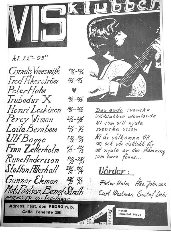 Plakat om visklubben