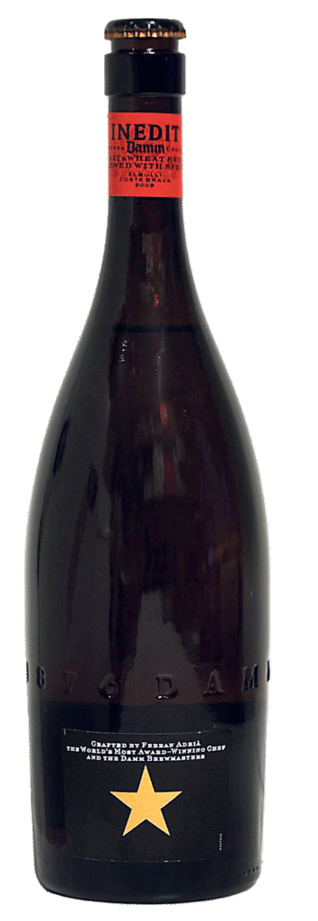 Inedit Damm er et spansk hveteøl laget av Estrella Damm