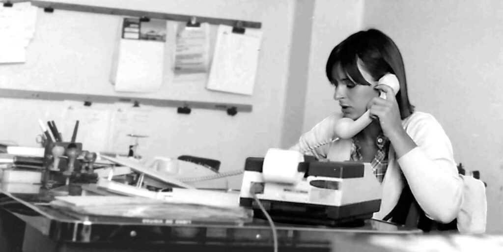 Kontorsuppgifter på Helicsa för Ann