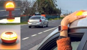 Varningslampa på biltak