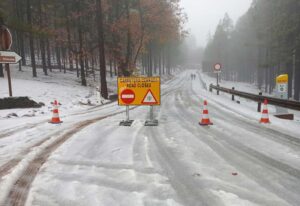 Snö på Gran Canaria