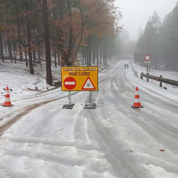 Snö på Gran Canaria