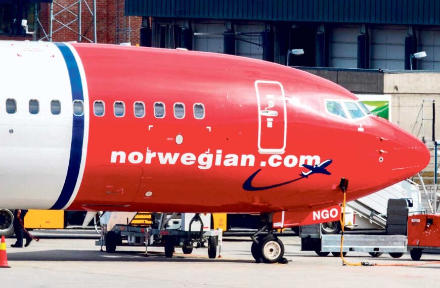 Noorwegian flyg på stratbanan