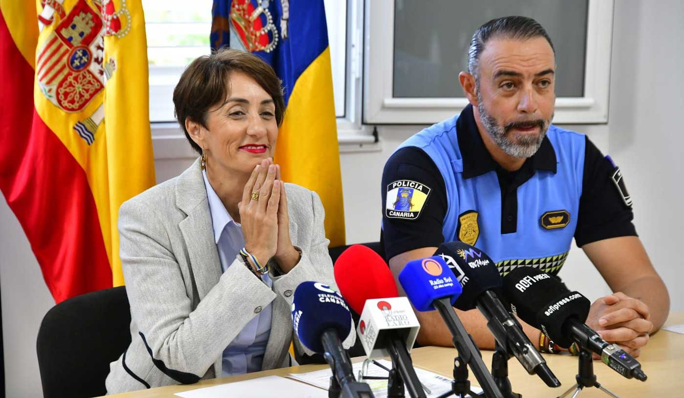 Presskonferans med borgmästaren och polis representant