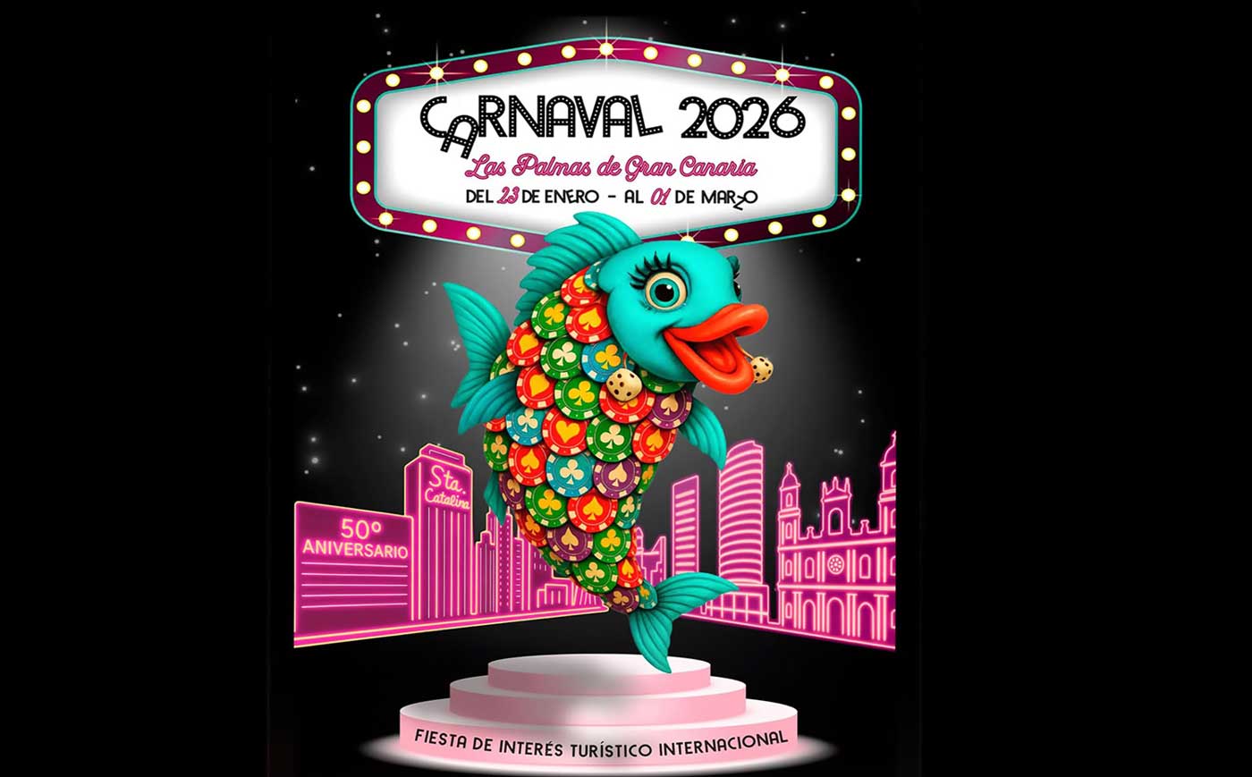 plakat för karnevalen i Las Palmas