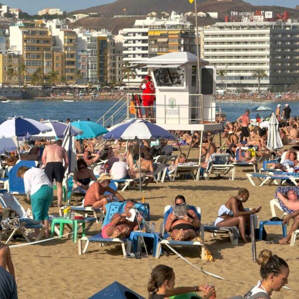 Fullt hus på Las Canteras