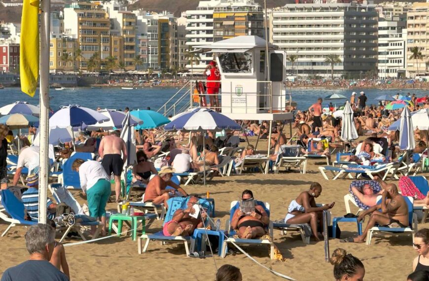 Fullt hus på Las Canteras