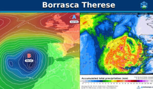 Ovädret Therese närmar sig de kanariska öarna