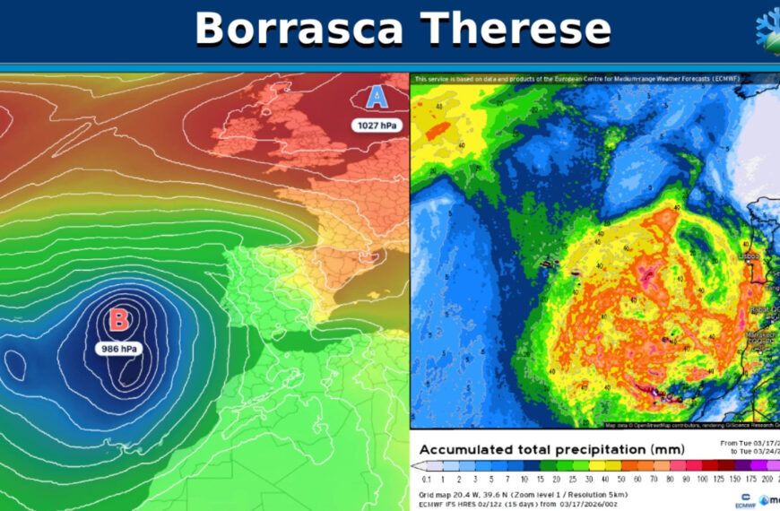 Ovädret Therese närmar sig de kanariska öarna