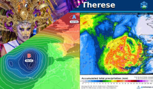 Ovädret Therese stoppar Draggalan i Maspalomas