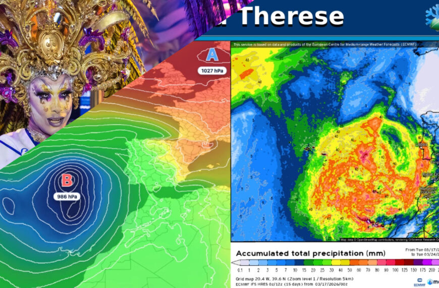 Ovädret Therese stoppar Draggalan i Maspalomas