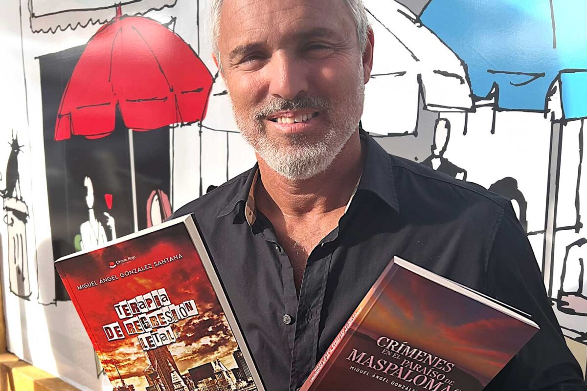 lokale forfatteren Miguel Ángel González Santana har gitt ut krimromanen «Crímenes en el paraíso de Maspalomas».