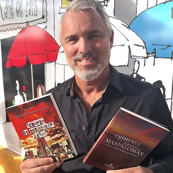 lokale forfatteren Miguel Ángel González Santana har gitt ut krimromanen «Crímenes en el paraíso de Maspalomas».