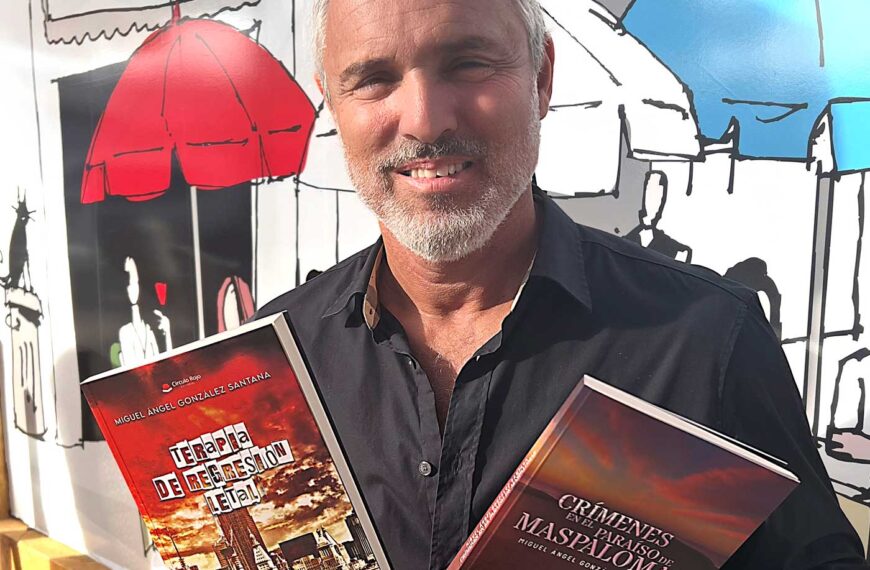 lokale forfatteren Miguel Ángel González Santana har gitt ut krimromanen «Crímenes en el paraíso de Maspalomas».