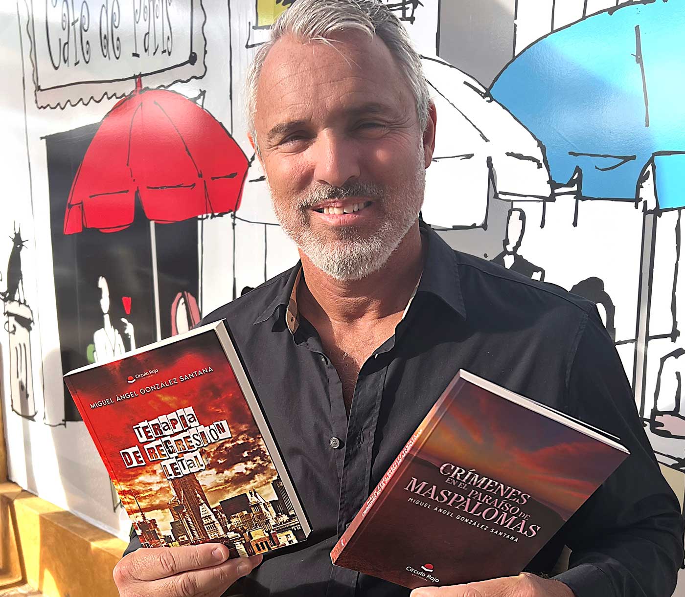 lokale forfatteren Miguel Ángel González Santana har gitt ut krimromanen «Crímenes en el paraíso de Maspalomas».