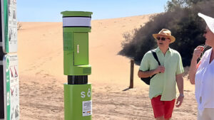Nye SOS-redningsstolper er installert i Maspalomas-sanddynen