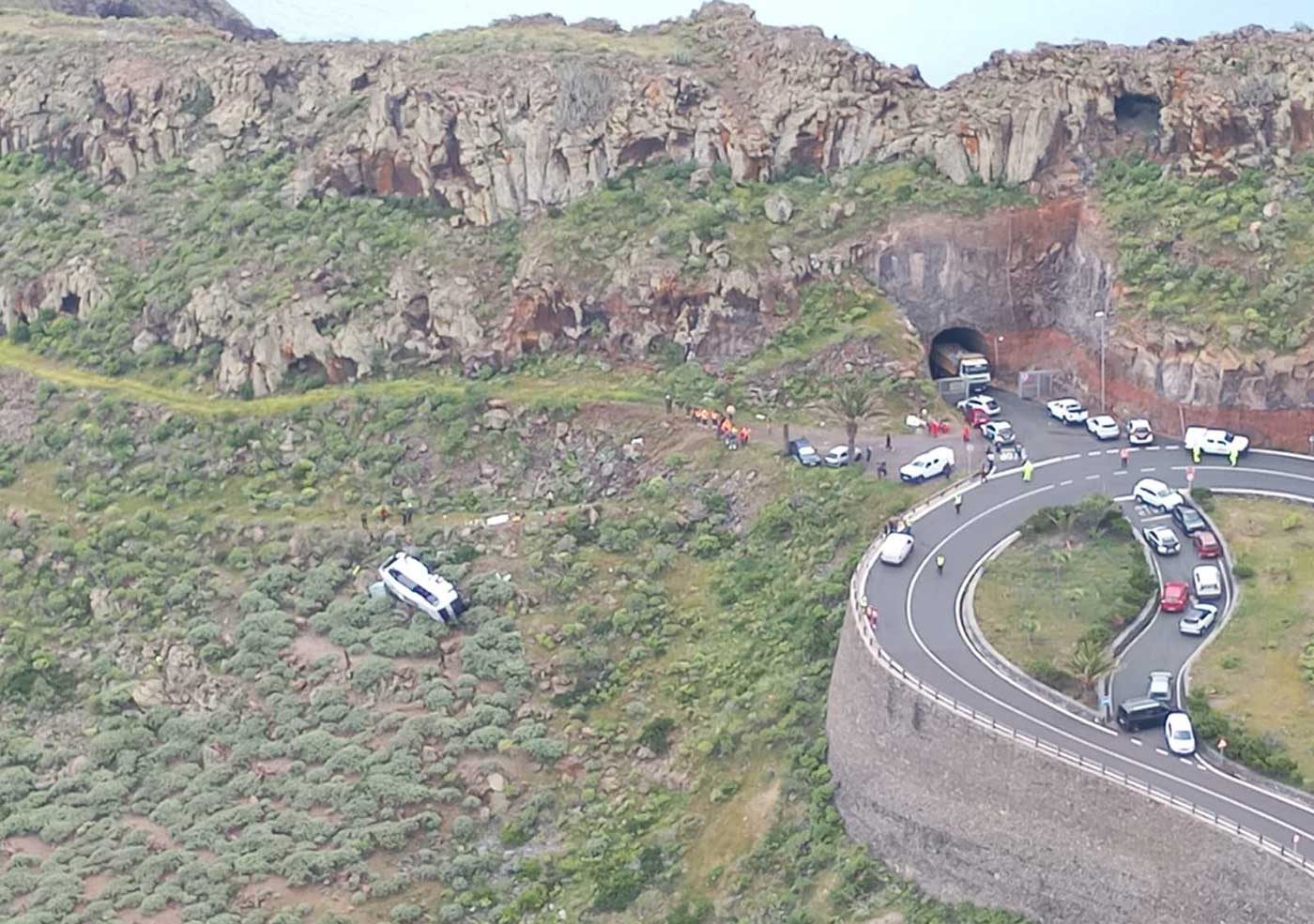 Bussolyckka på La Goomera