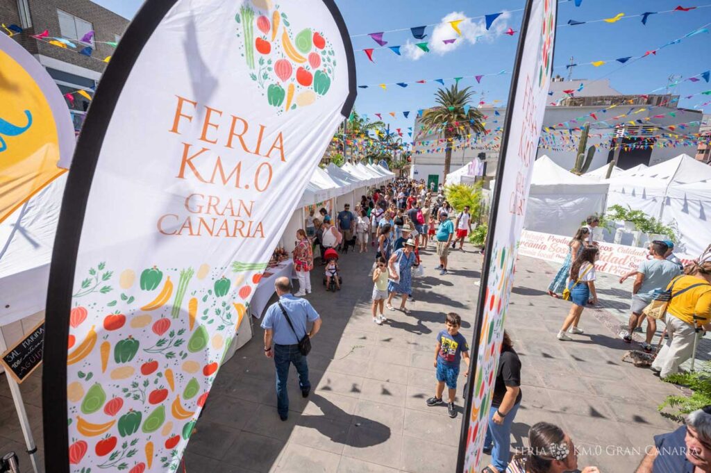 Km 0 marknad lokala produkter..