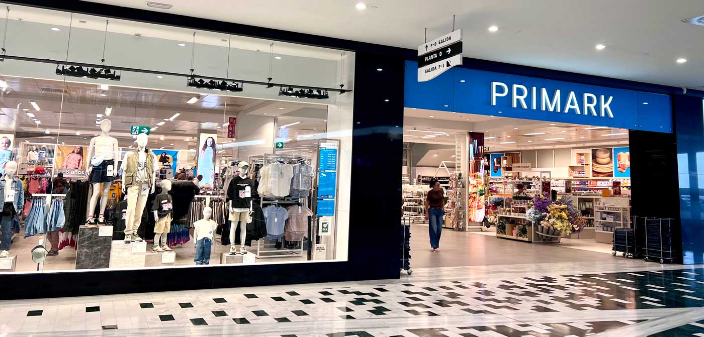 Utbud på shoppingcenter El MIrador, Primark